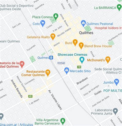 google maps quilmes oeste